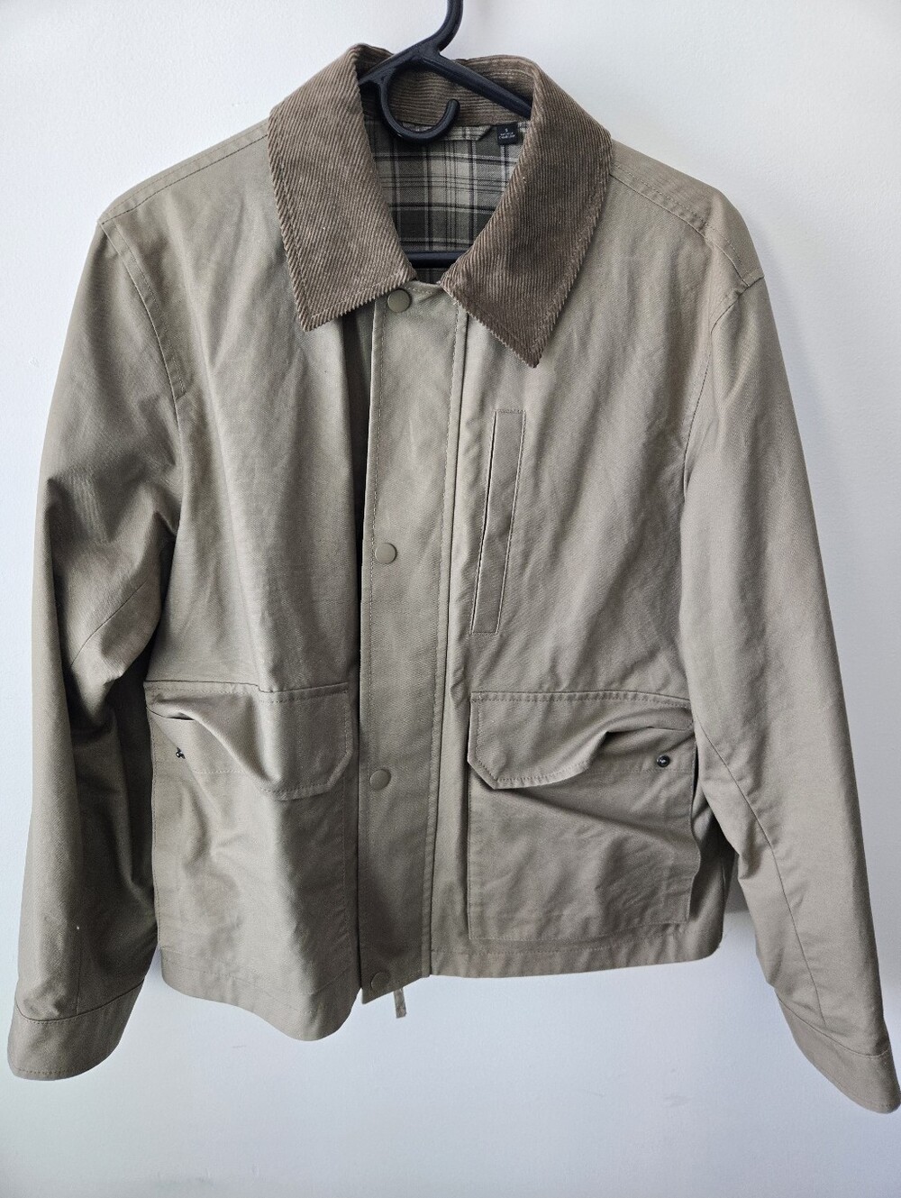 UNIQLO Men's Tan and Brown Jacket Small